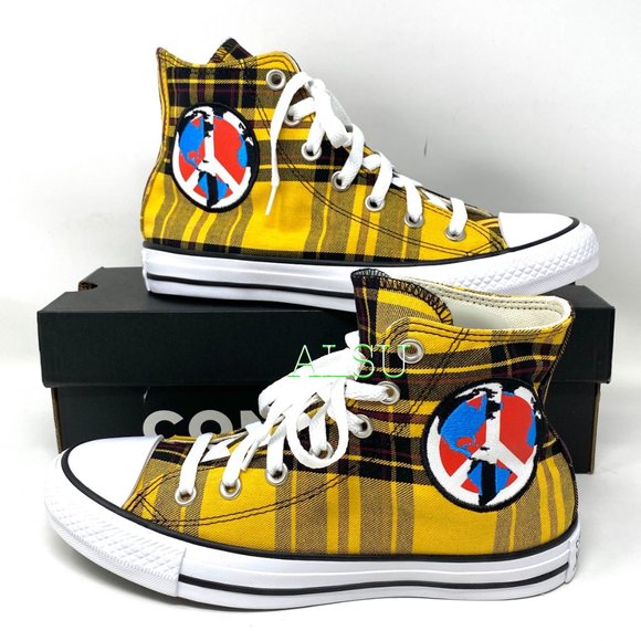 Converse Chuck Taylor All Stars High Top Yellow Women's Size 7 Piece 167412F - Picture 4 of 8